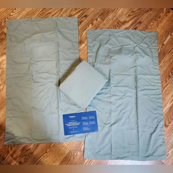 Derived from Bamboo Blend Green King Duvet Cover Set